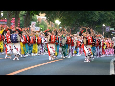 4K]盛岡さんさ踊り2023 太鼓大パレード(最終日) Morioka Sansa Odori