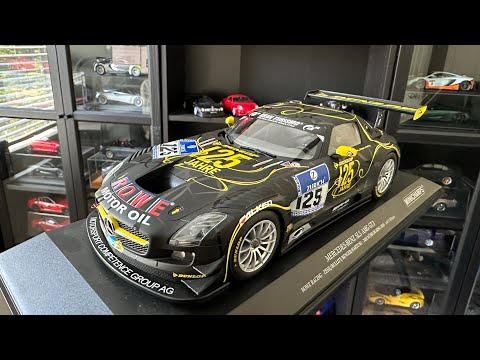 1:18 Mercedes SLS GT3 by Minichamps Review - YouTube