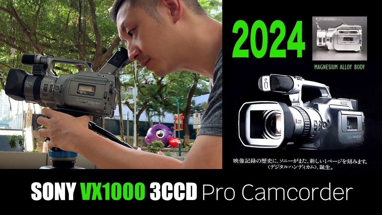 Sony 3CCD VX1000 in 2024 | DV download | 1995 Handycam | Vintage