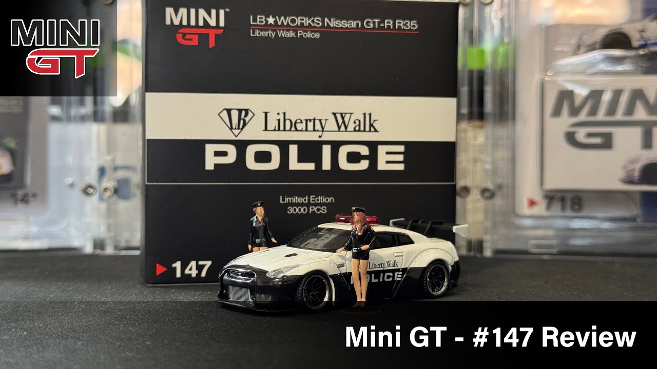 Mini GT - LB Works Nissan GT-R Liberty Walk Police - LIMITED