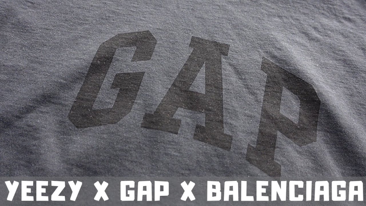 Yeezy x Gap x Balenciaga T-Shirts - 3/4 Sleeve & No Seam Dove Tee