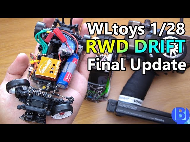 WLtoys K989 1/28 RWD Drift Update 4 - Final Setup - YouTube