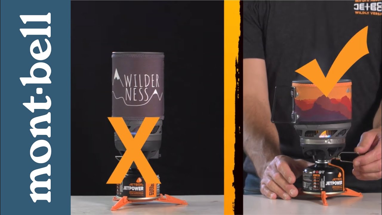 JETBOIL・Flash BKカラー動作良好美品 新品OD缶・純正収納袋付き