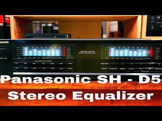 Panasonic SH - D5 Stereo Graphic Equalizer Sound Test - YouTube