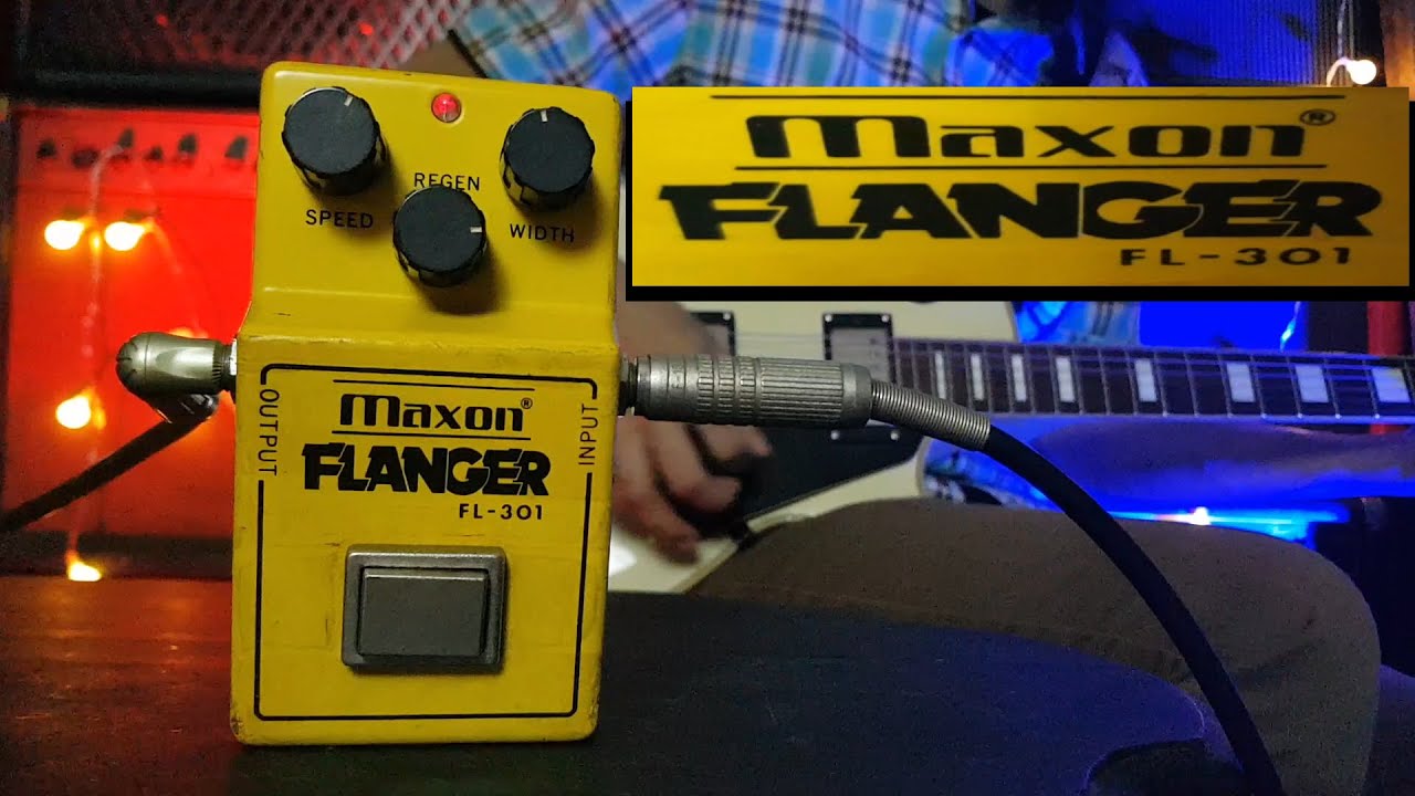 Maxon Flanger FL-301 | Pedal Test - YouTube