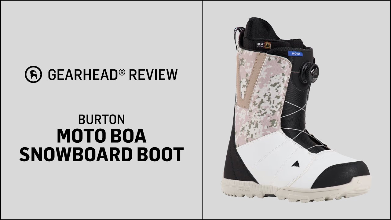 Burton Moto BOA Snowboard Boot | GH Review - YouTube