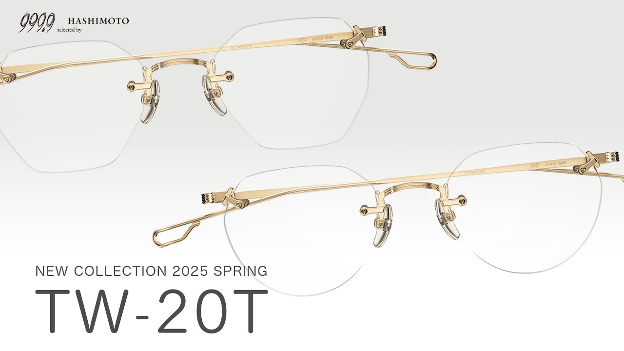 999.9] The long-awaited new rimless eyeglass frame is here! Four