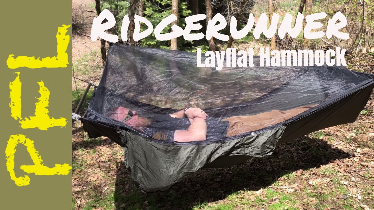 Warbonnet Ridgerunner Lay Flat Hammock - YouTube