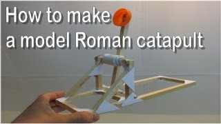 DT projects: How to make a model Roman catapult - YouTube