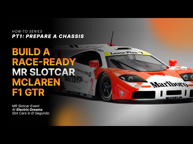 MR Slotcar 1/32 McLaren GTR F1 — Part 1: How To Flatten The