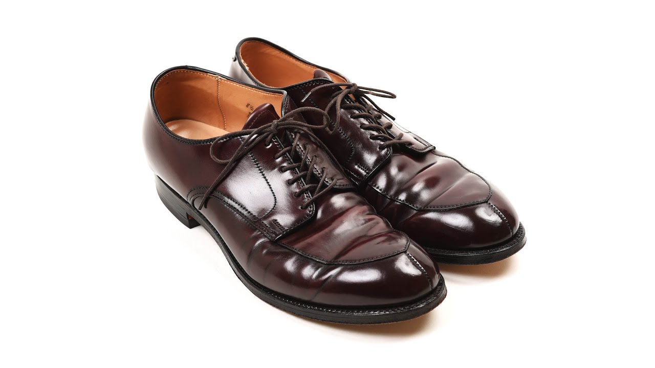 究極の名作】オールデン 54321 Vチップ シェルコードバン バーガンディー