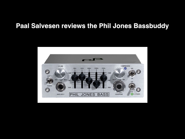 Bass Weekly - Phil Jones Bass Buddy - YouTube