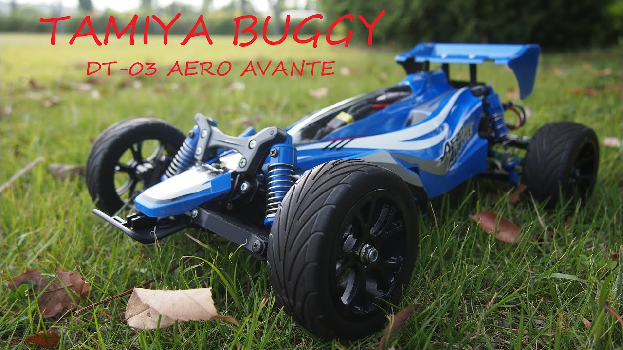 タミヤDT-03にエアロアバンテを被せました。 - YouTube