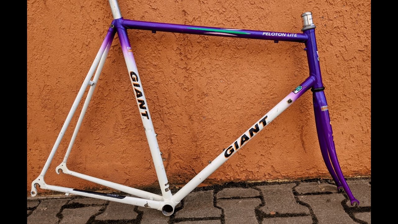 GIANT Peloton Lite (700c) L 58 | chromoly frameset - YouTube