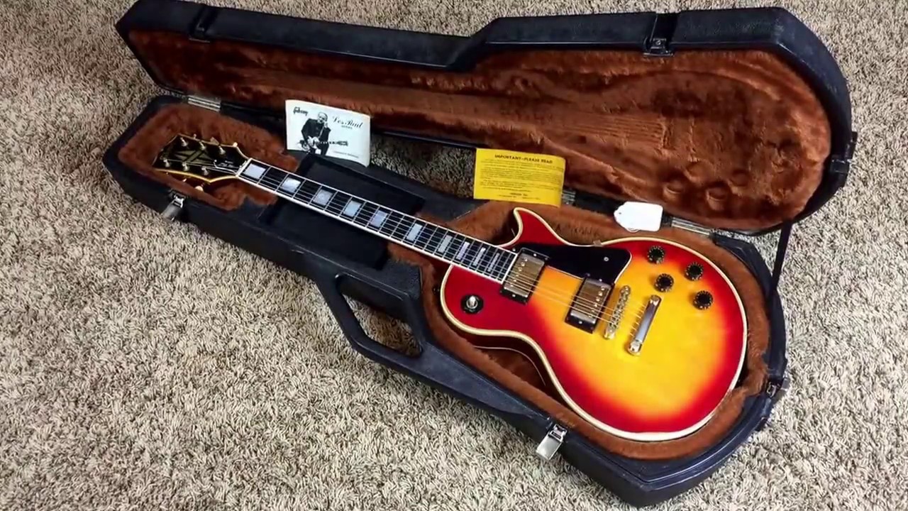 Trogly's Guitars: 1981 Gibson Les Paul Custom Cherry Sunburst