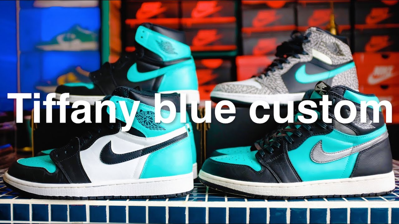 エアジョーダン1ティファニーカスタムスニーカー紹介】ブレッド