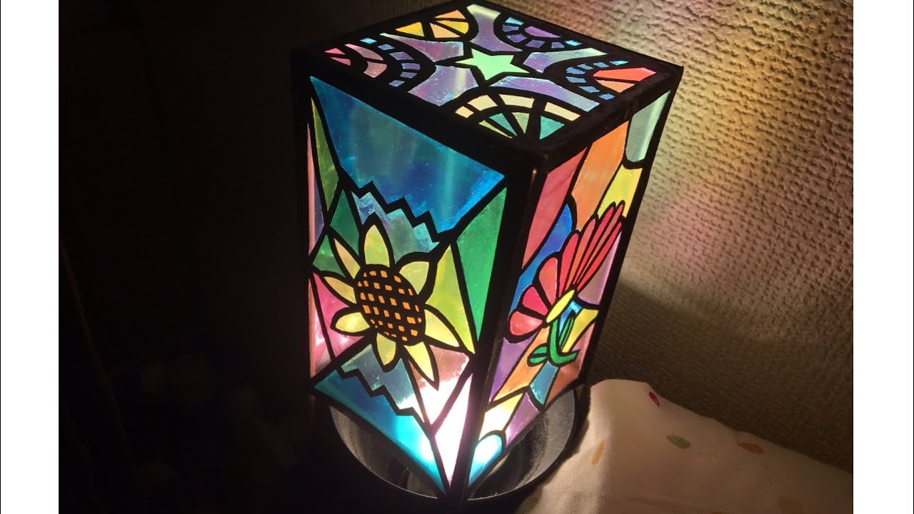 Lampshade Stained Glass Easy Fashionable Summer Vacation Homework