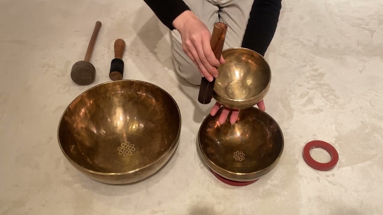 新・鍛造スペシャル・シンギングボウル3点セット（小・中・大）『Home