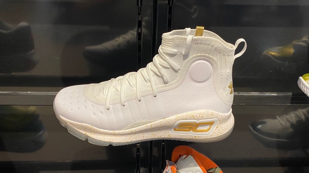 Under Armour Curry 4 Retro “White Gold” 2024 - Style Code: 1298306