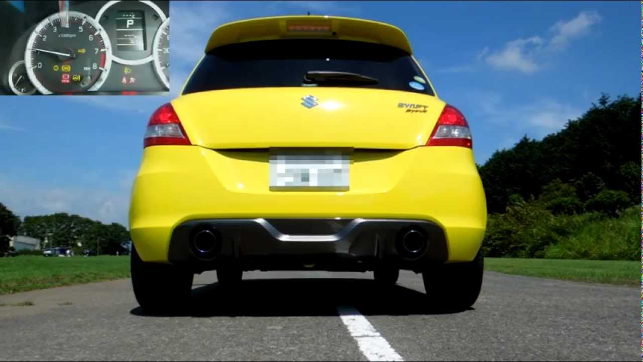 SUZUKI SWIFT SPORT ZC32S HKS LEGAMAX Premium - YouTube