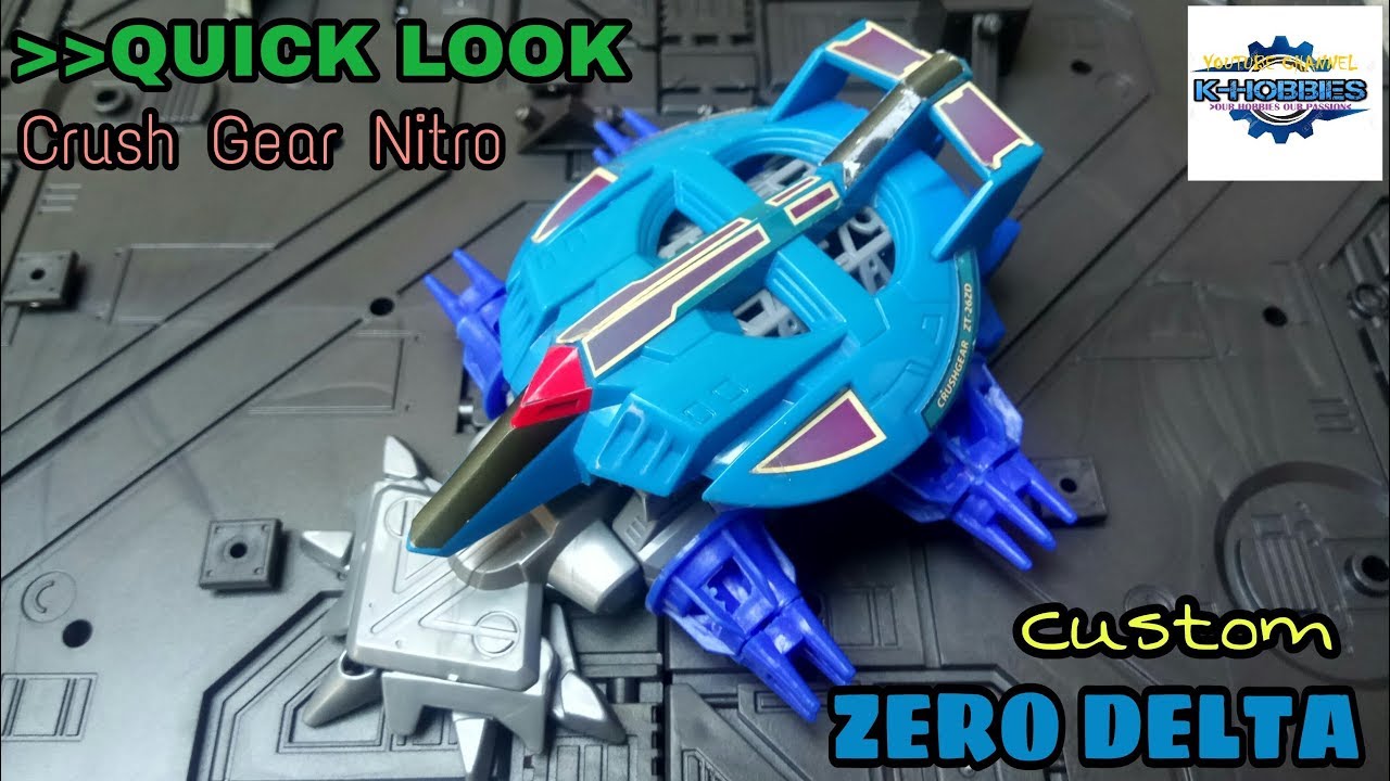 QUICK LOOK] Crush Gear ZERO DELTA Bandai (Custom) [クラッシュギア