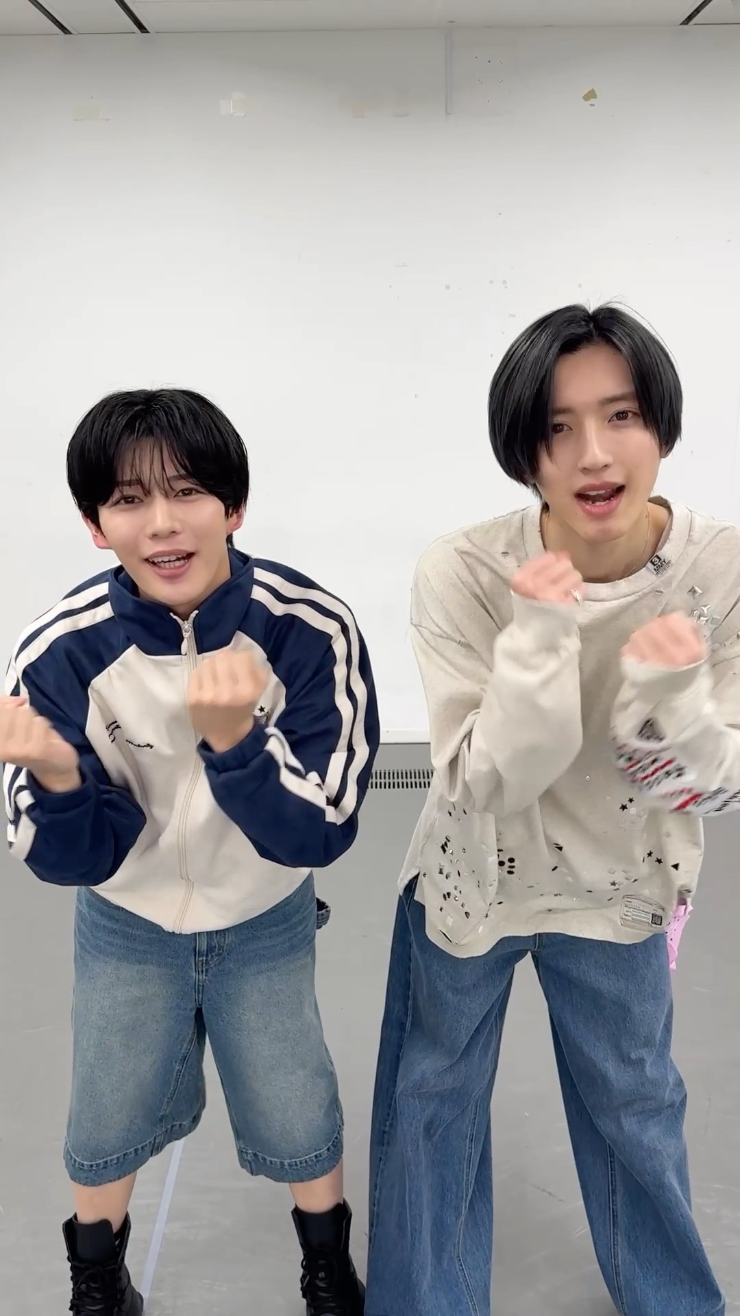 道枝駿佑 & #長尾謙杜】 #スキスギ❤️‍🩹🌿 🩷道長ペアダンス💛 2/18