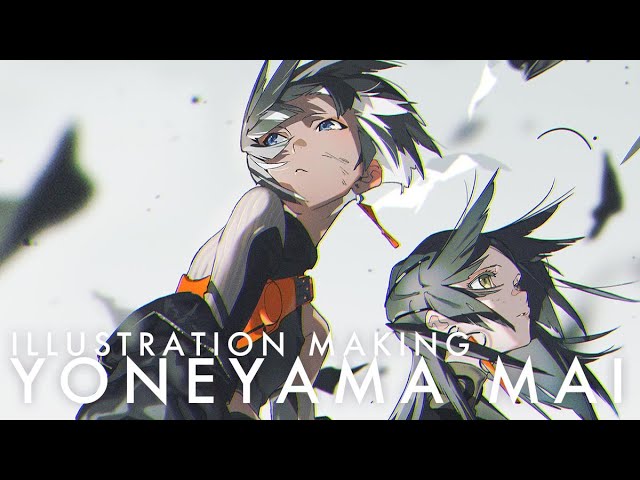 ILLUSTRATION MAKING] SHE -TWO CROWS - Yoneyama Mai - YouTube
