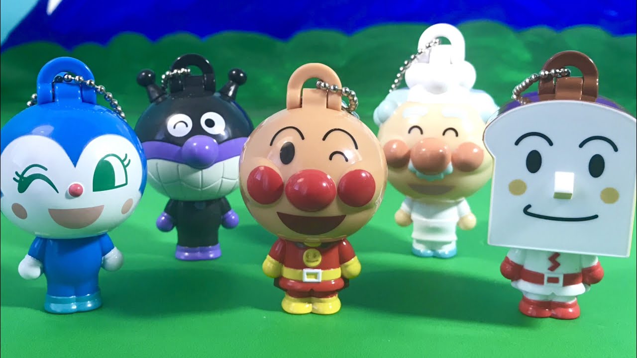 アンパンマン色と数と名前を覚えよう ②ガシャポン ヘッドマン7 Learn