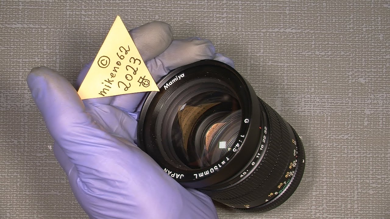 Working with G Mamiya 1:4.5 f=150mm L for Mamiya 6 - YouTube
