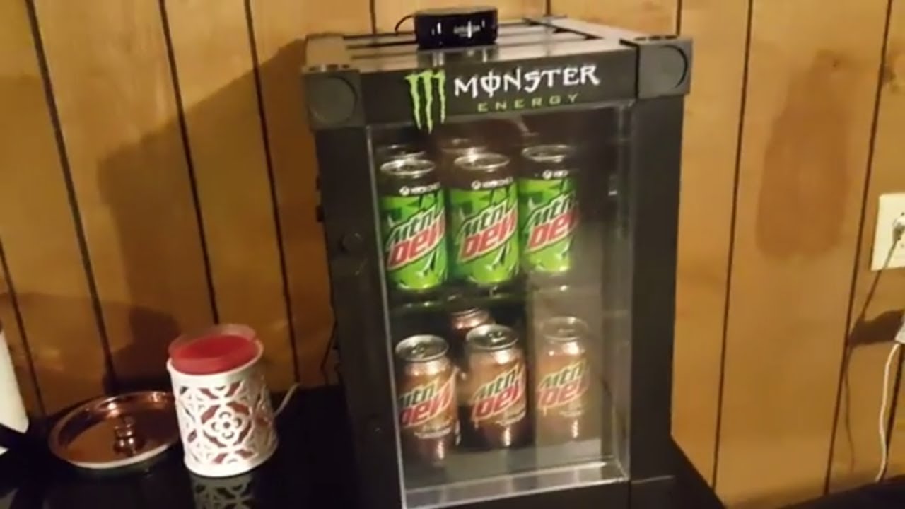 Monster Energy Mini Fridge Rdview - YouTube
