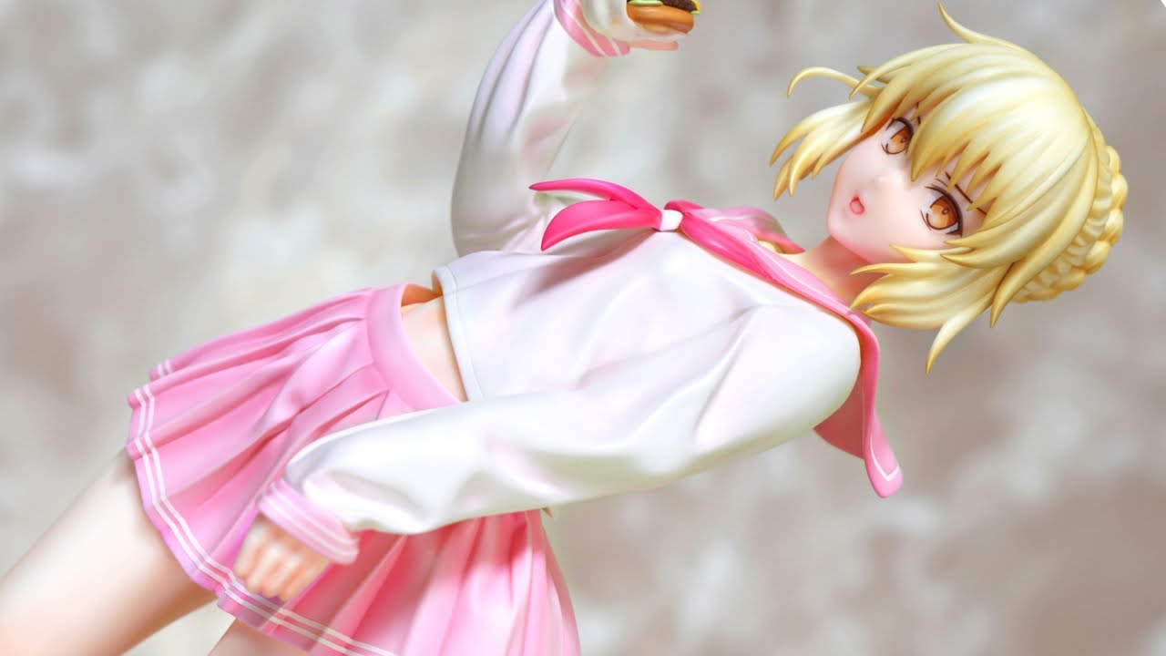 ガレージキット】アルトリアオルタ制服Ver.（画質2160推奨）FGO【原型