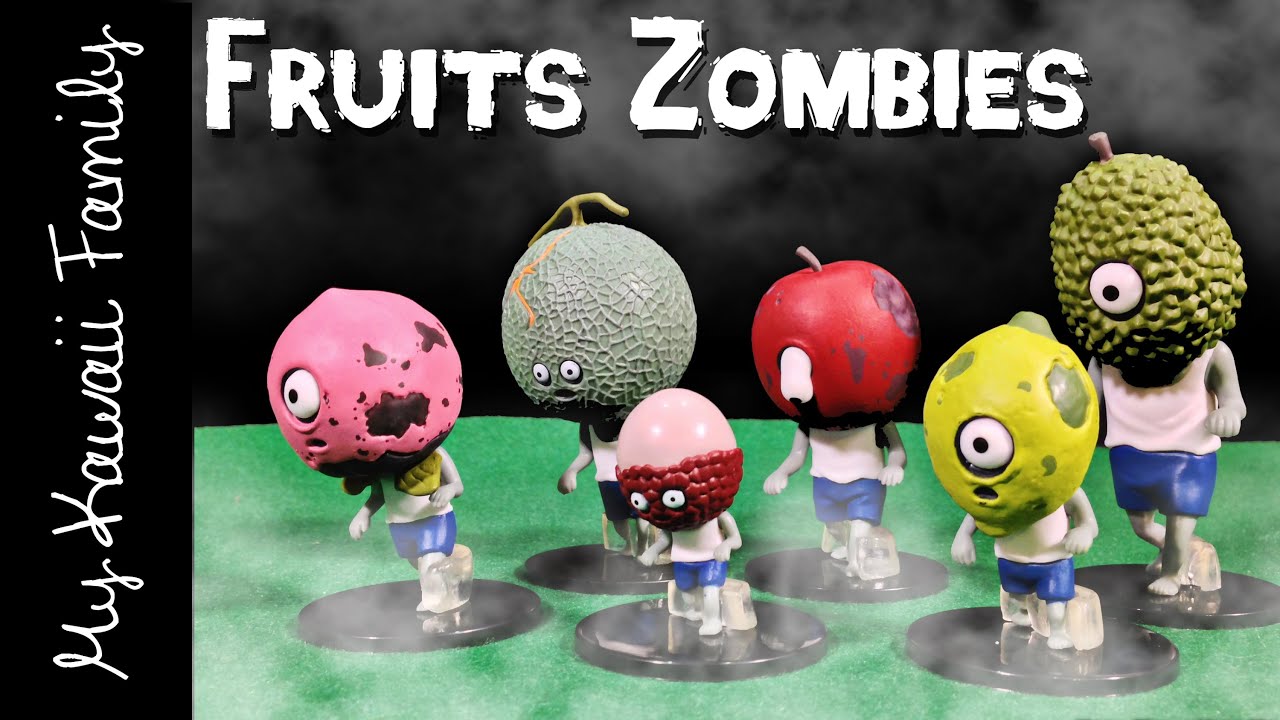 FRUITS ZOMBIES!! Gashapon Japanese Capsule Toys! フルーツゾンビ