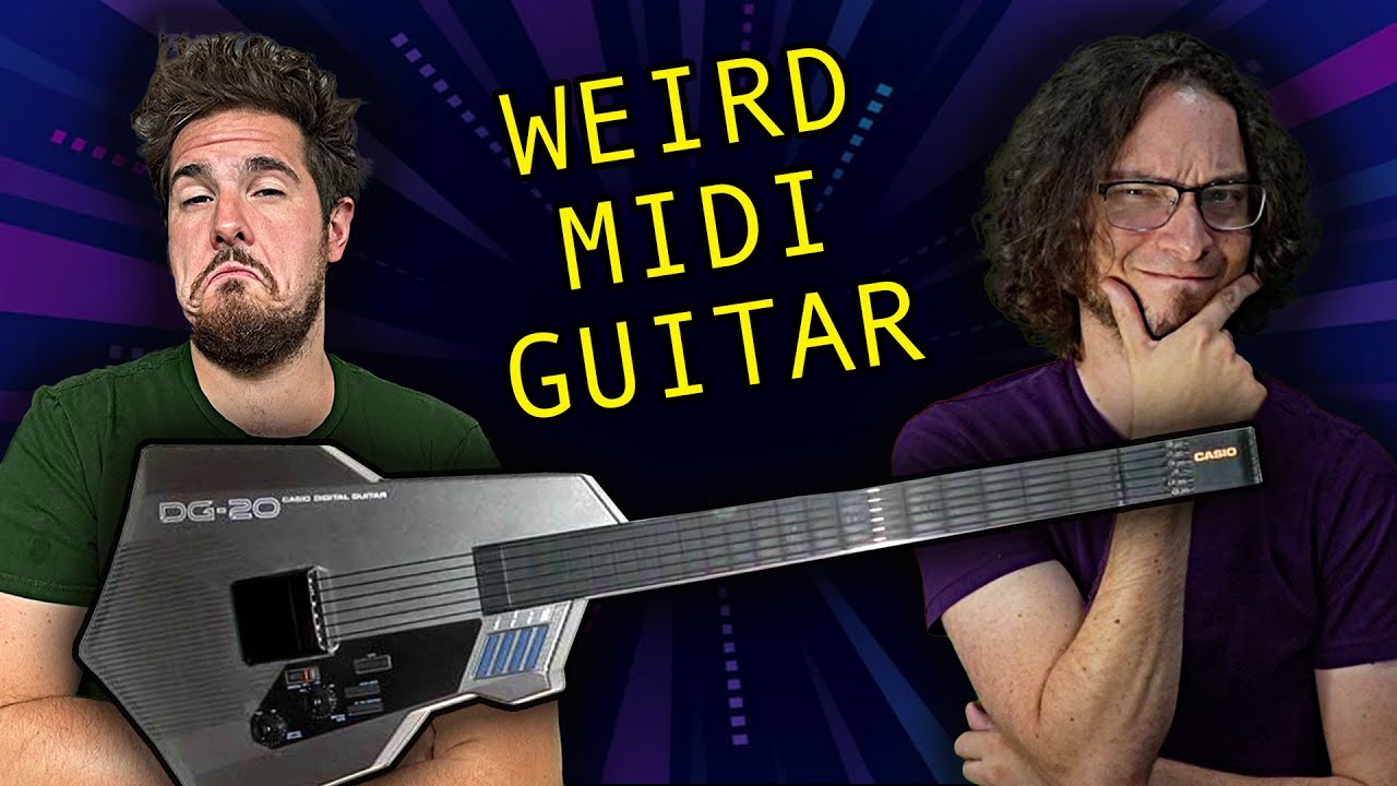 Trying out a weird MIDI Guitar || Casio DG-20 - YouTube