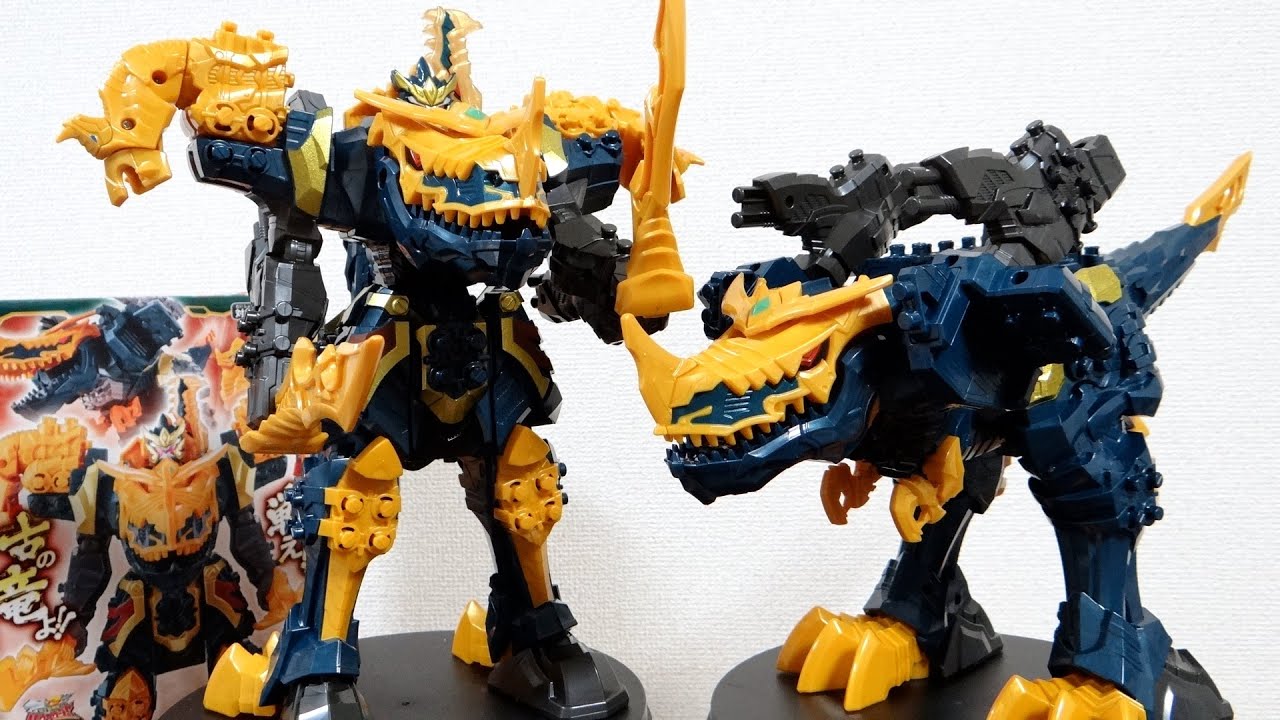 The God of Knight Dragons! DX Kishiryujin Dinomigo and Cobrago