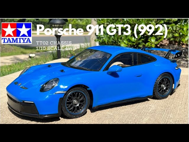 TAMIYA RC PORSCHE 911 GT3 (992) TT02 - YouTube