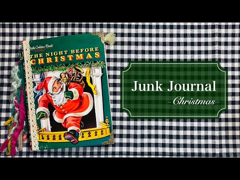 I made a junk journal using picture books. - YouTube