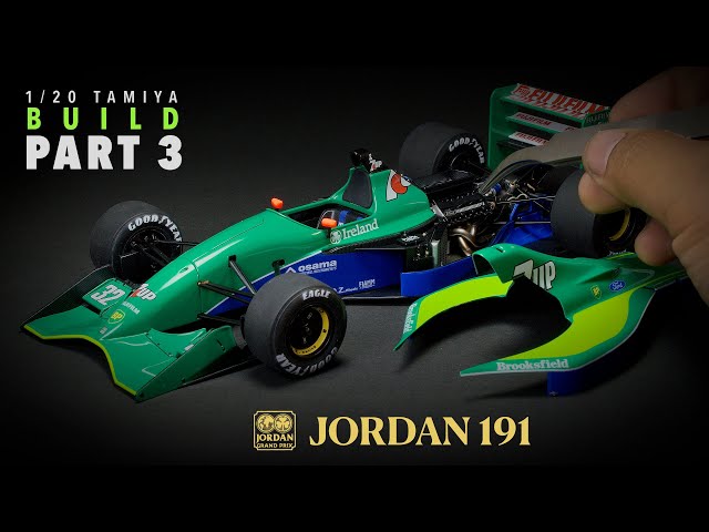Jordan 191 Formula One - Tamiya - 1/20 - Scale Model Build - Part