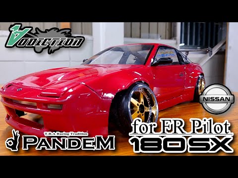 Passion in Red] The Ultimate Custom RC Drift Car! The 180SX PANDEM