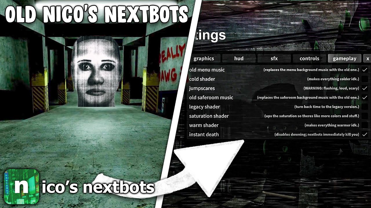Go Back To OLD Nico's Nextbots WITH THESE SETTINGS! - YouTube