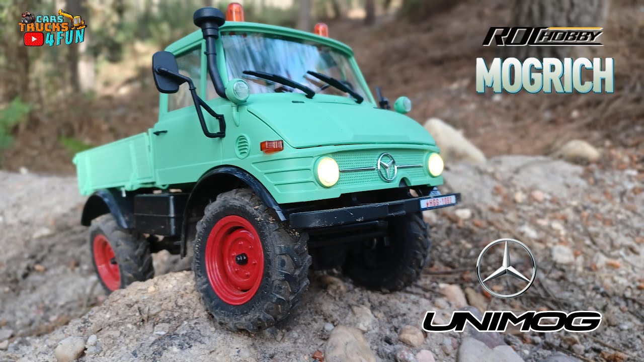 1/18 Mogrich Mercedes Unimog by RocHobby | Unboxing & First Drive