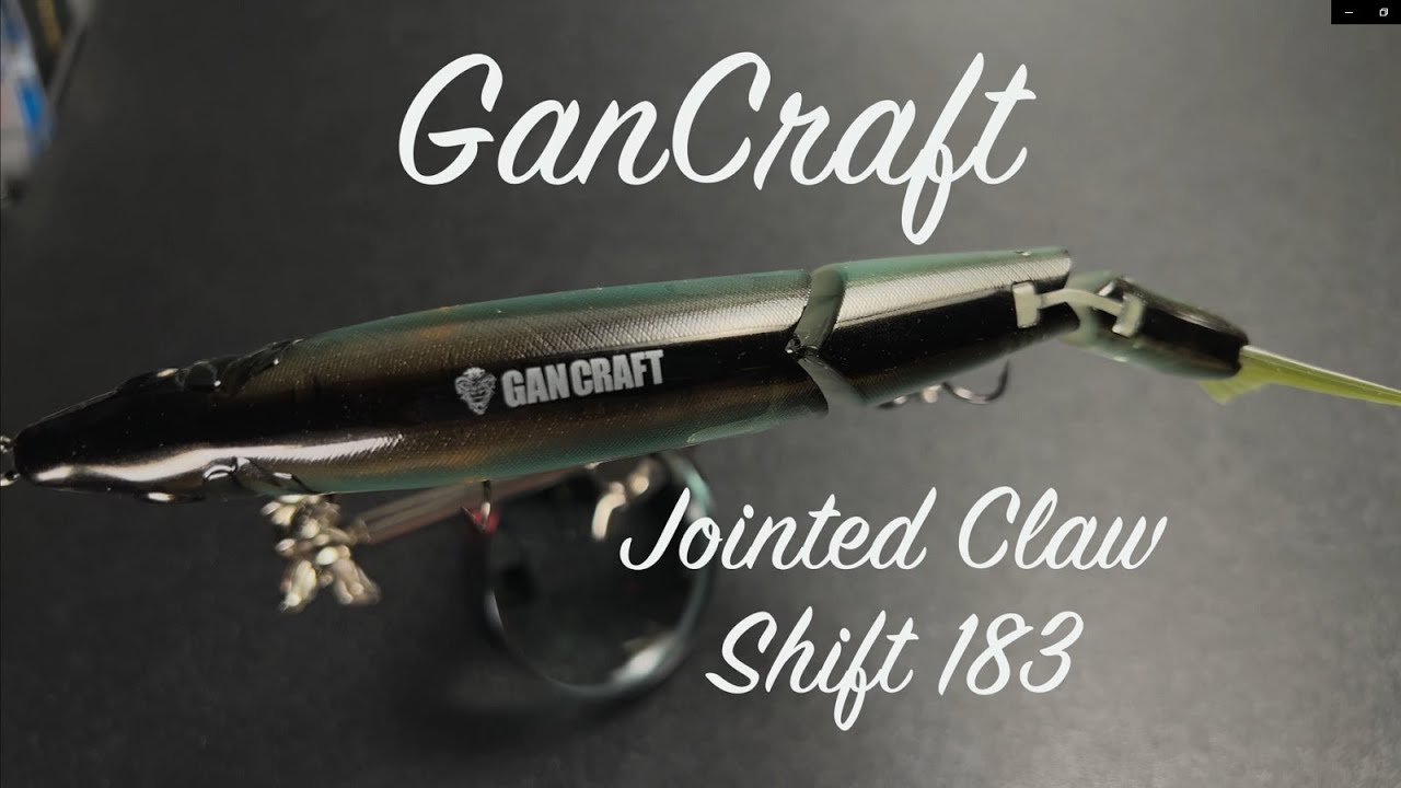 Gan Craft Jointed Claw SHIFT183 Product Review by Carlos & new