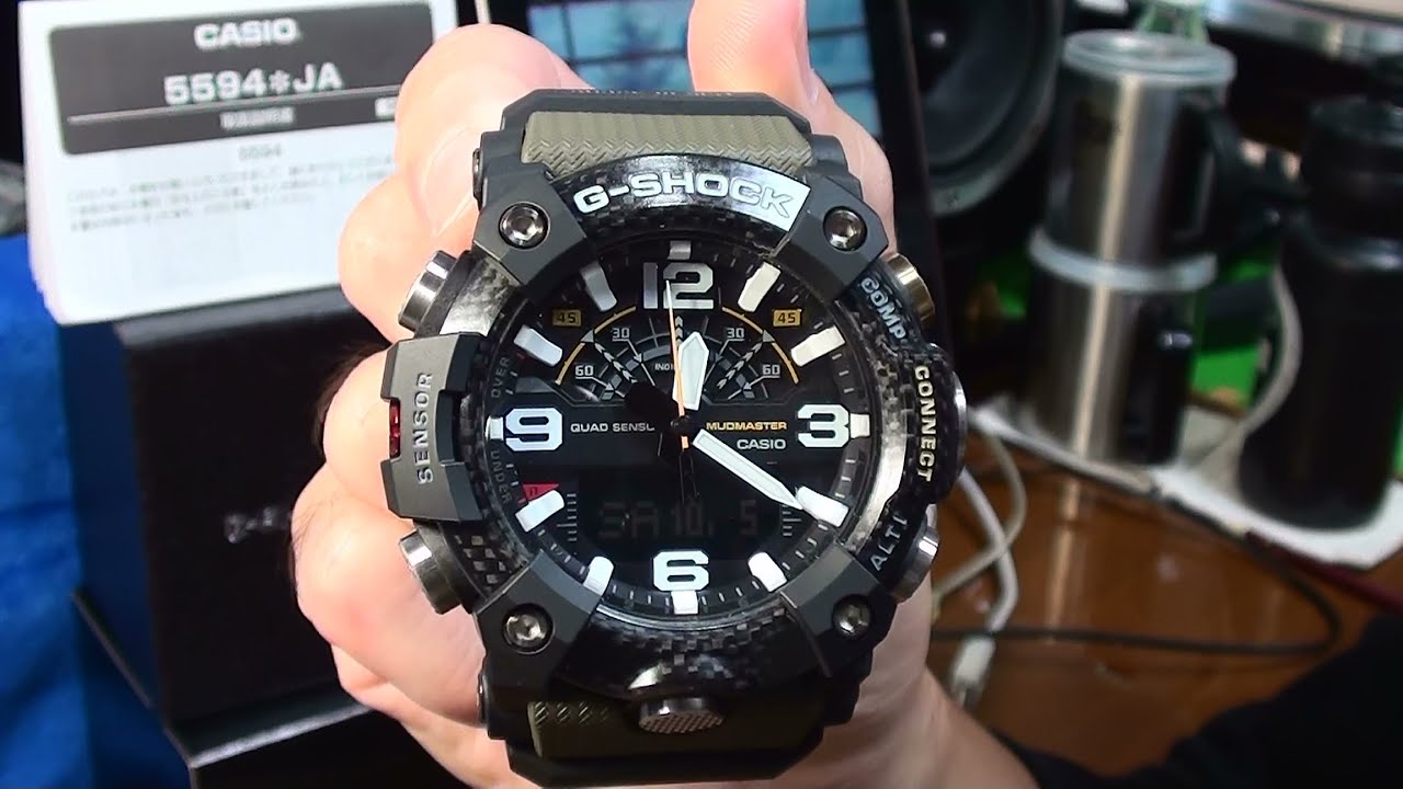 CASIO G-SHOCK Mudmaster GG-B100-1A3JF Review - YouTube