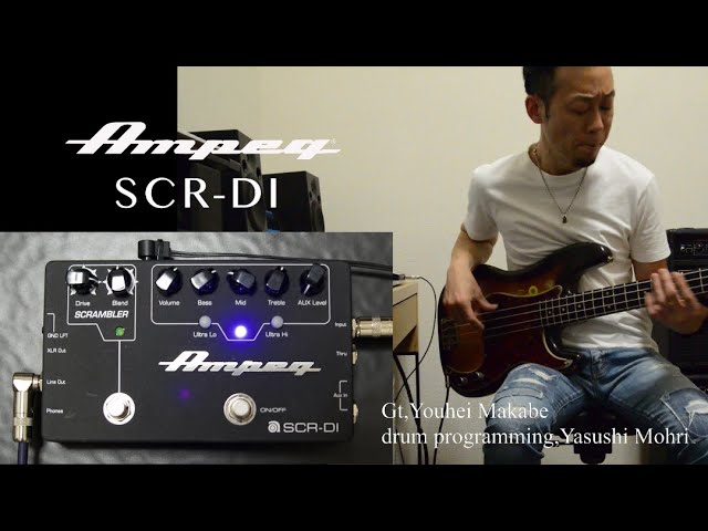 Ampeg SCR-DI 最強ベースDI＆プリアンプを川崎哲平がレビュー！ - YouTube