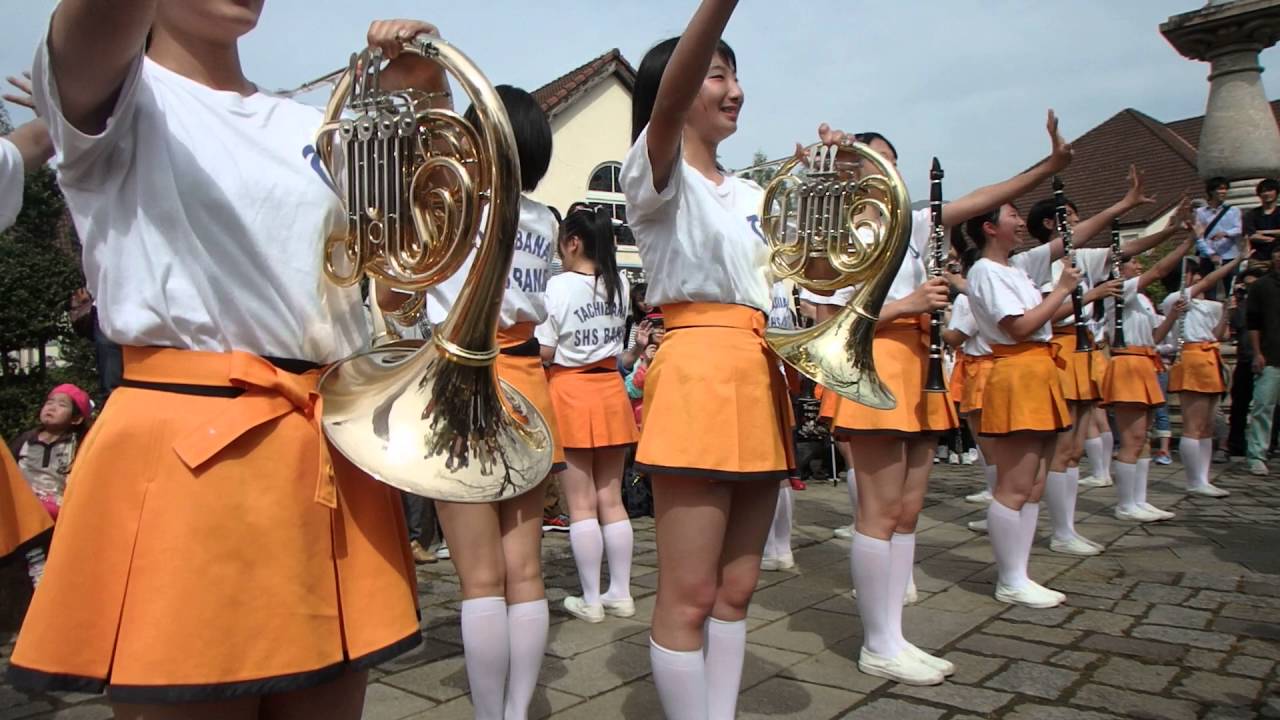 京都橘高等学校 吹奏楽部 (ホルン horn) ブルーメンパレード 2016