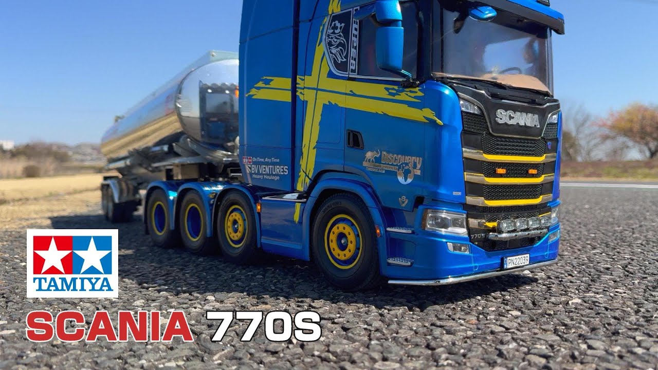 TAMIYA SCANIA770S】HEAVY DUTY RC TRUCK - TAMIYA 1:14 SCALE RC