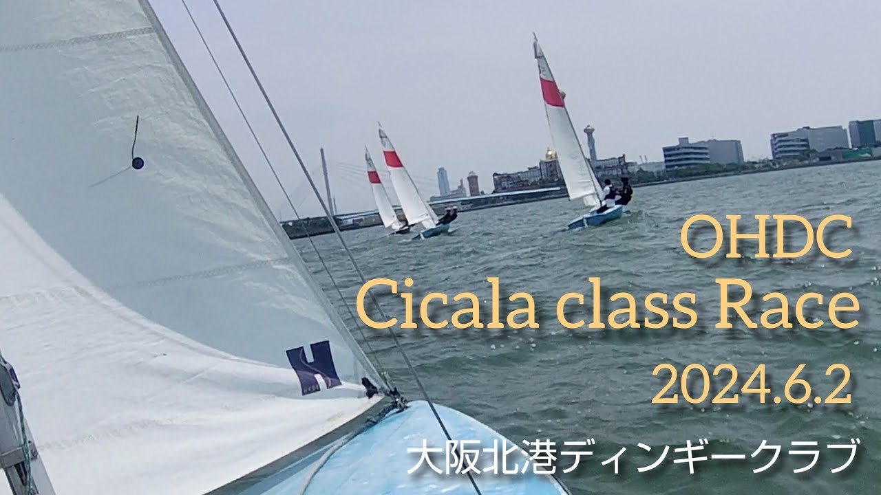 大阪北港ディンギークラブ シカーラレース 2024/06/02 OHDC sailboat