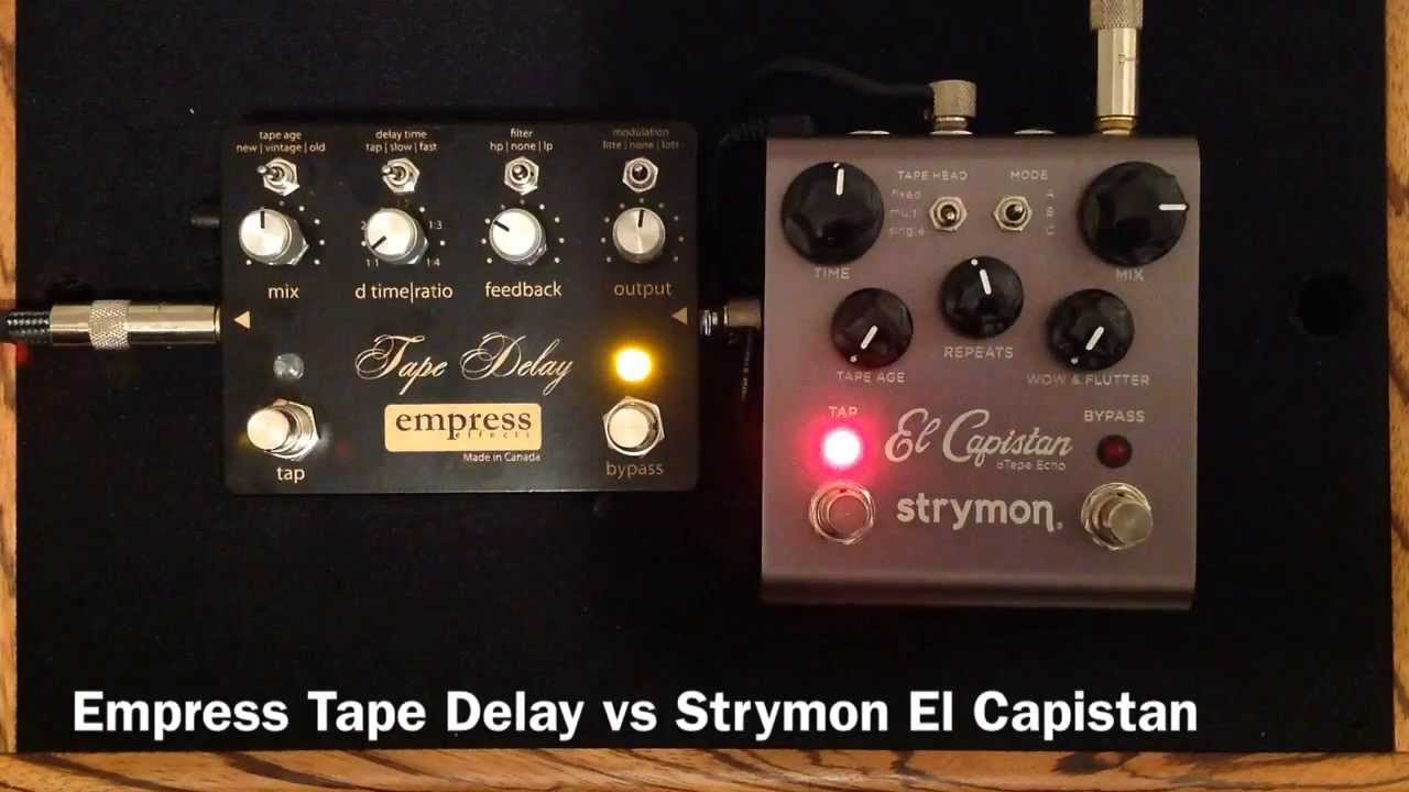 Empress Tape Delay vs El Capistan - YouTube