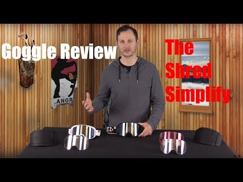 The Shred Simplify Goggle Review - YouTube