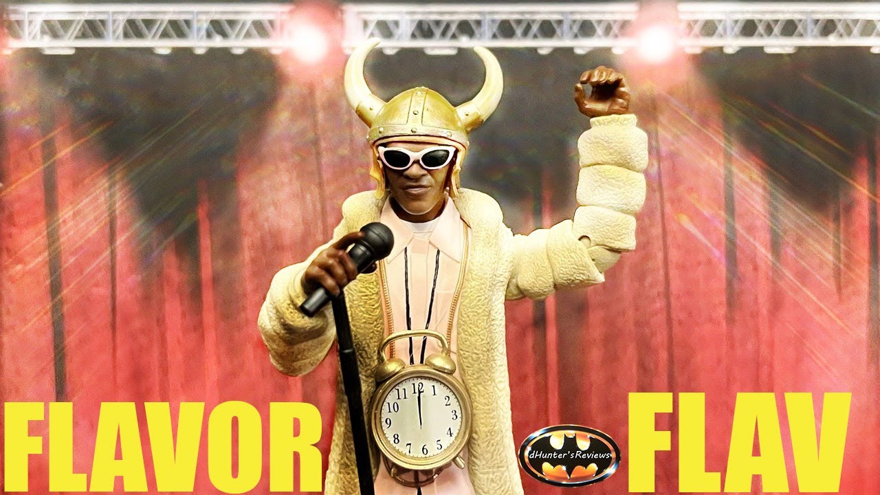 McFarlane Music Maniacs Flavor Flav Public Enemy Action Figure