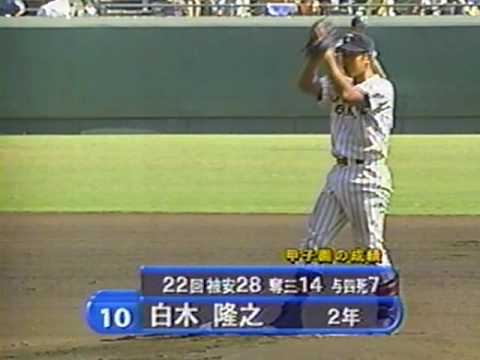 1995年夏準決勝 帝京vs敦賀気比 2/19 - YouTube